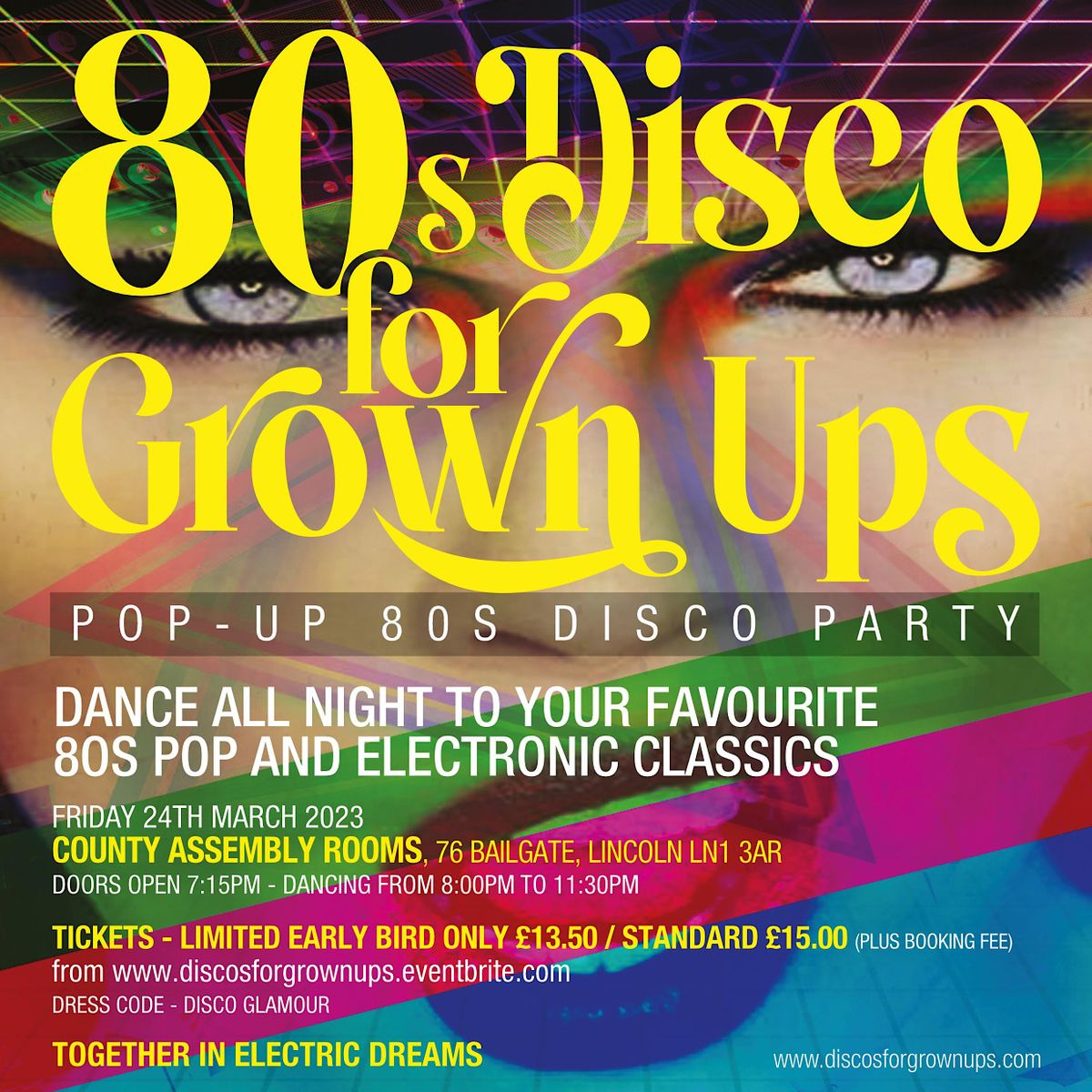 80s Disco for Grown ups-80s Electronic, pop and dance floor classics DERBY