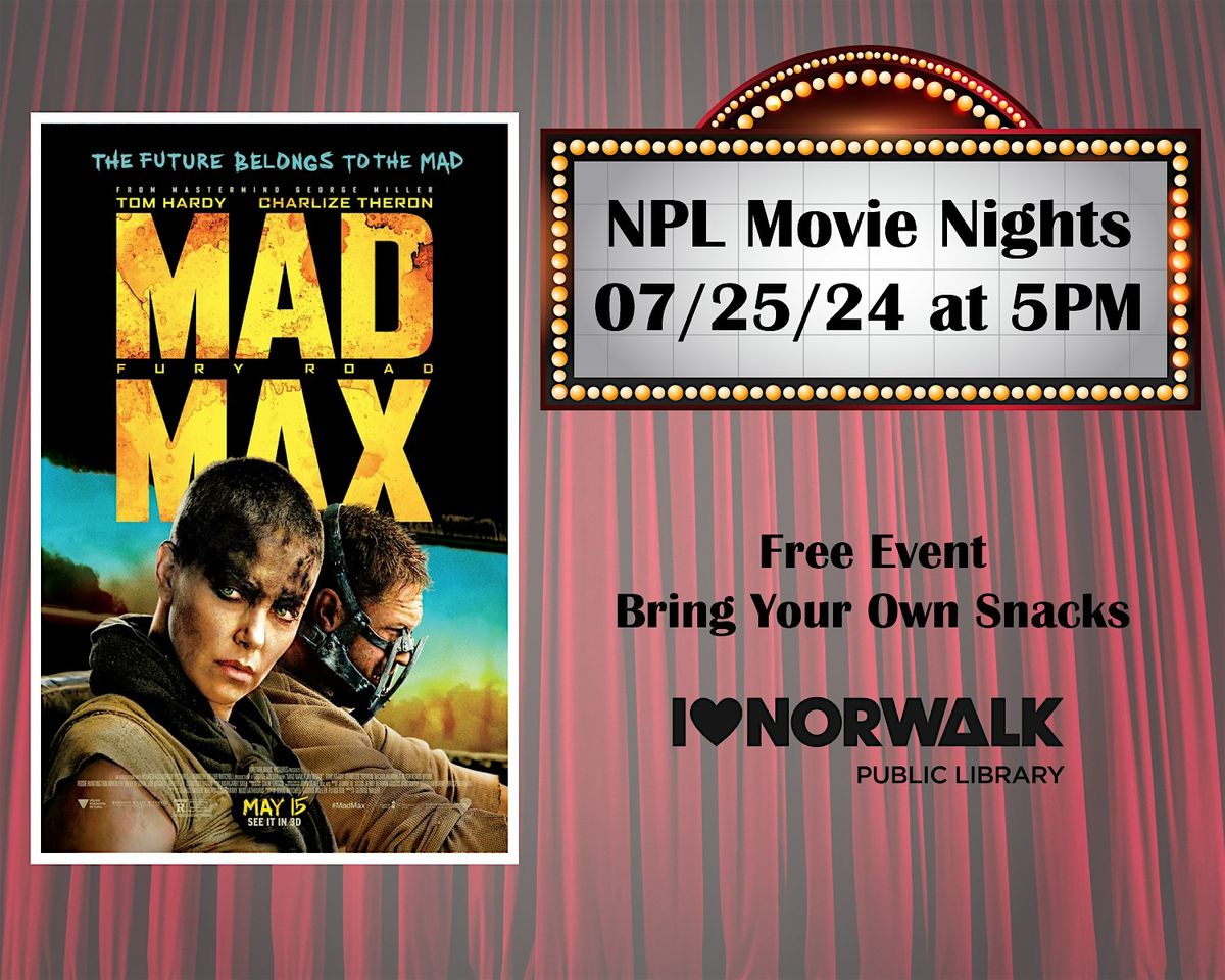 NPL Movie Nights: Mad Max: Fury Road