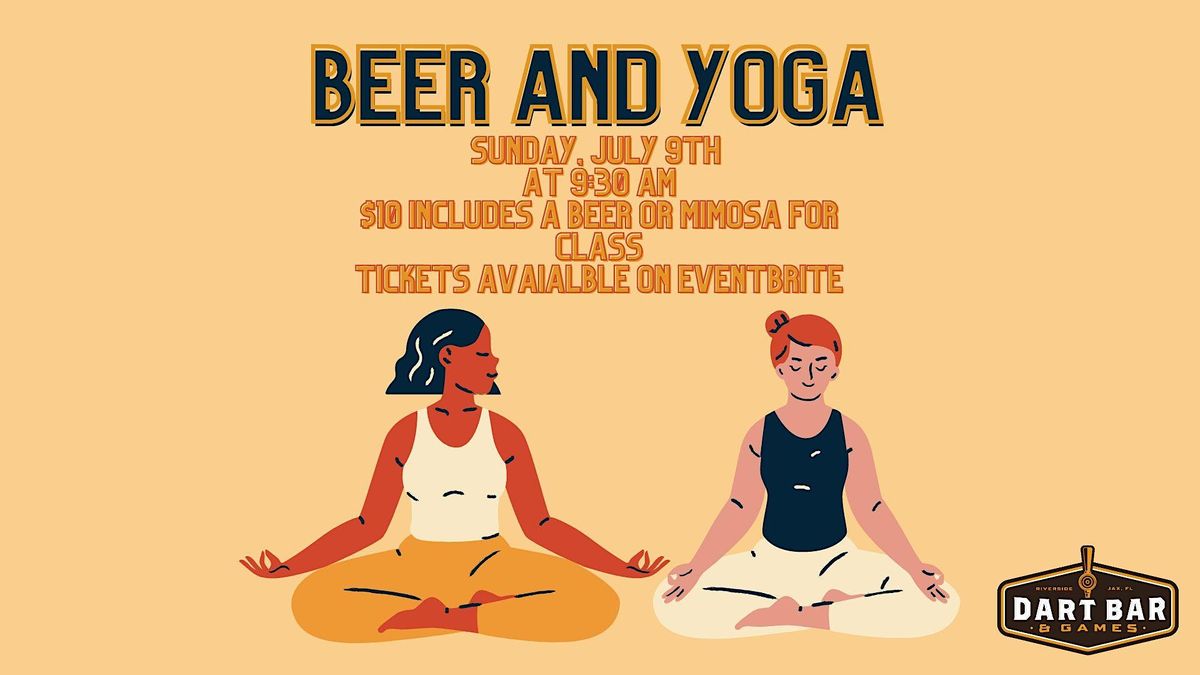 Yoga and Beer, Dart Bar & Games, Jacksonville, 9 July 2023