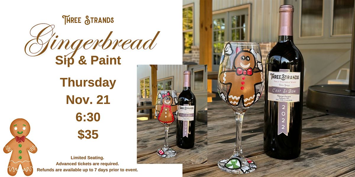 Gingerbread Sip & Paint