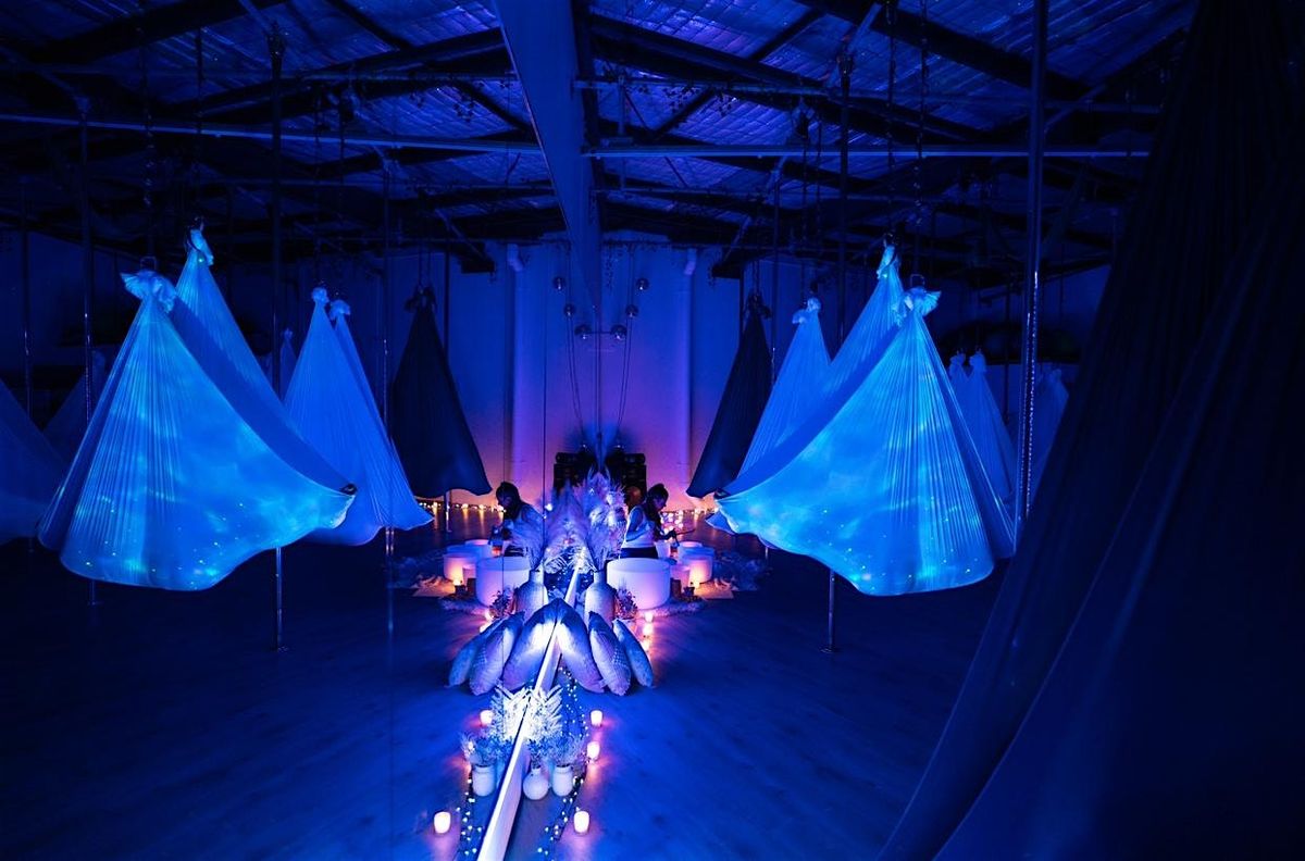 Sound Healing Cocooned in Aerial Silks