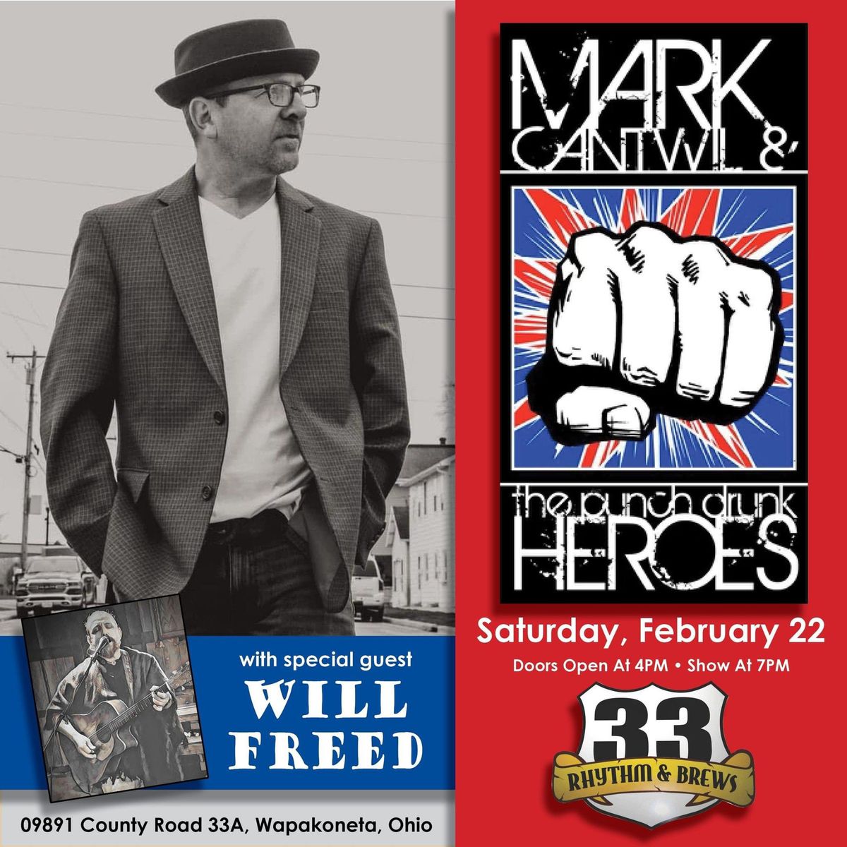 Mark Cantwil & the Punch Drunk Heroes