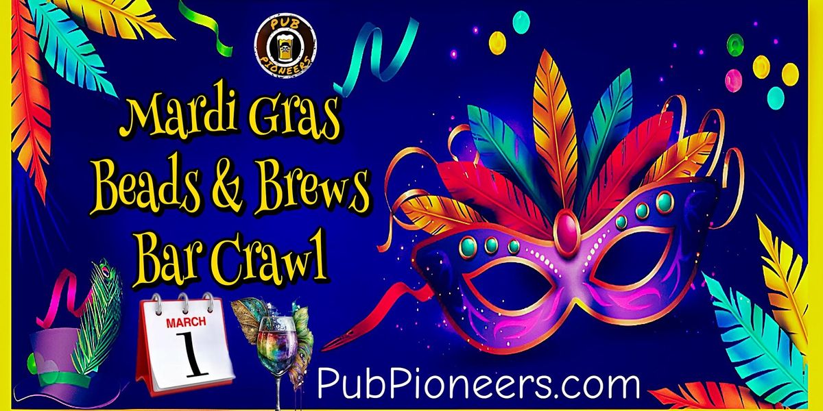 Mardi Gras Beads & Brews Bar Crawl - Tulsa, OK