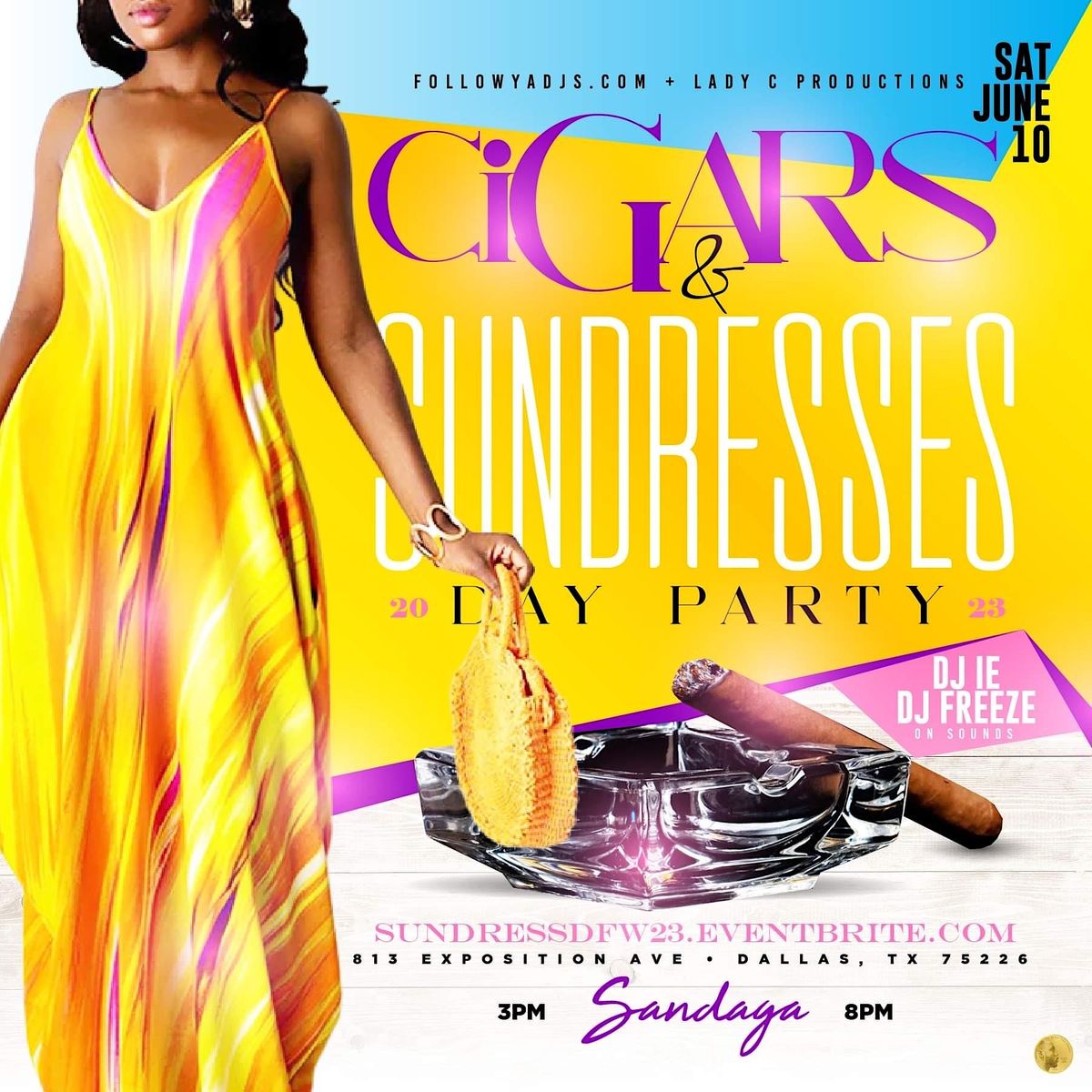 Cigars & Sundresses DAY Party @ Sandaga 813