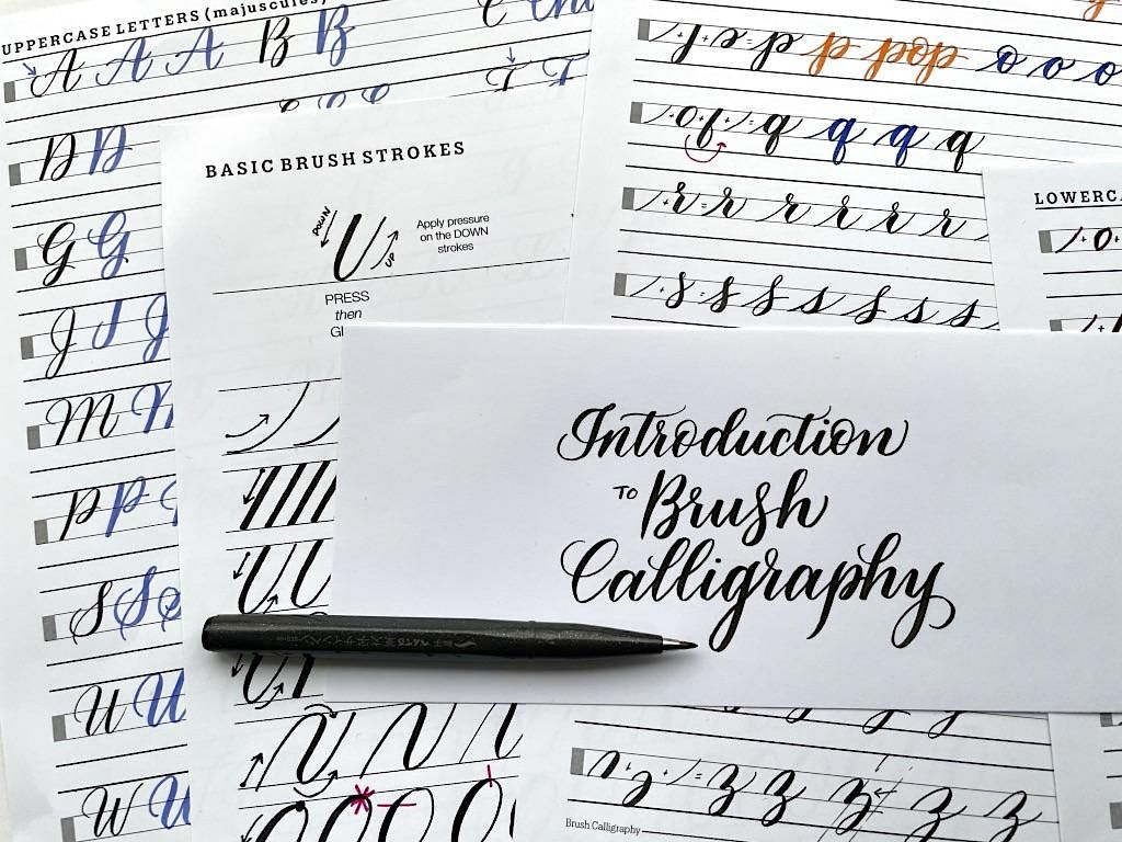 Introduction to Brush Calligraphy, The Barn, Cincinnati, 2 October 2022