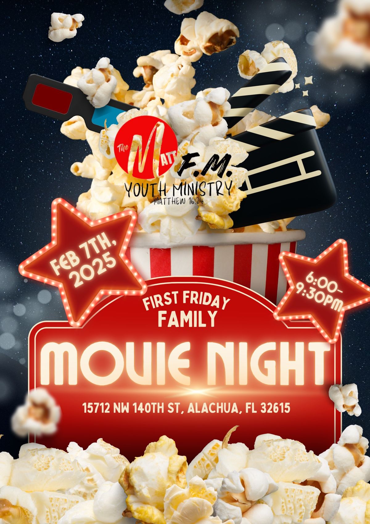 First Friday, Family movie night