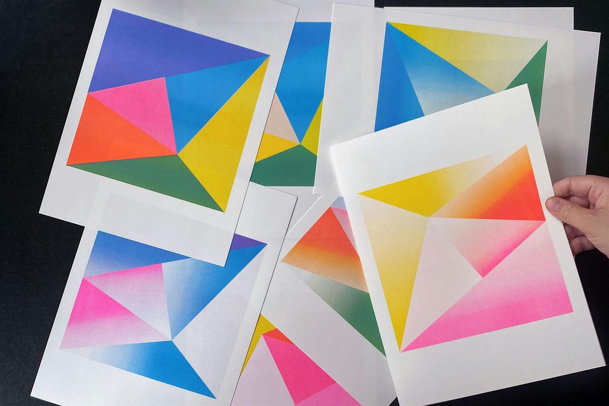 RISO CLASS \u2013 4 COLOUR POSTERS