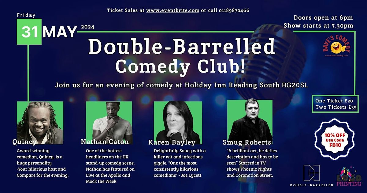 Comedy Club at Holiday Inn Reading South - Step into an Evening of Endless