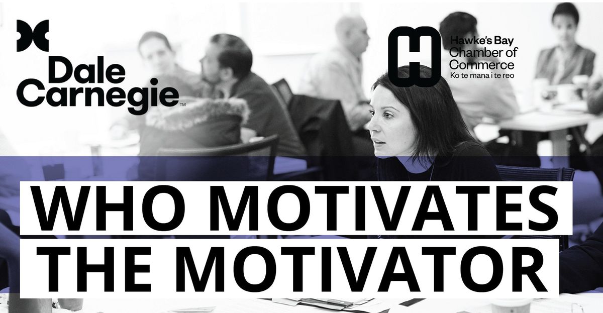 Who Motivates the Motivator