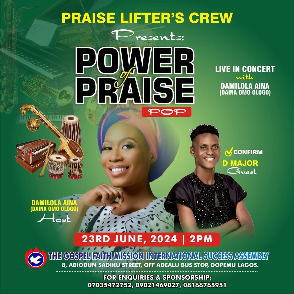 PoP with Damilola Aina Minister D MAJOR,Henry praise Dynamic Dammie,j.praise