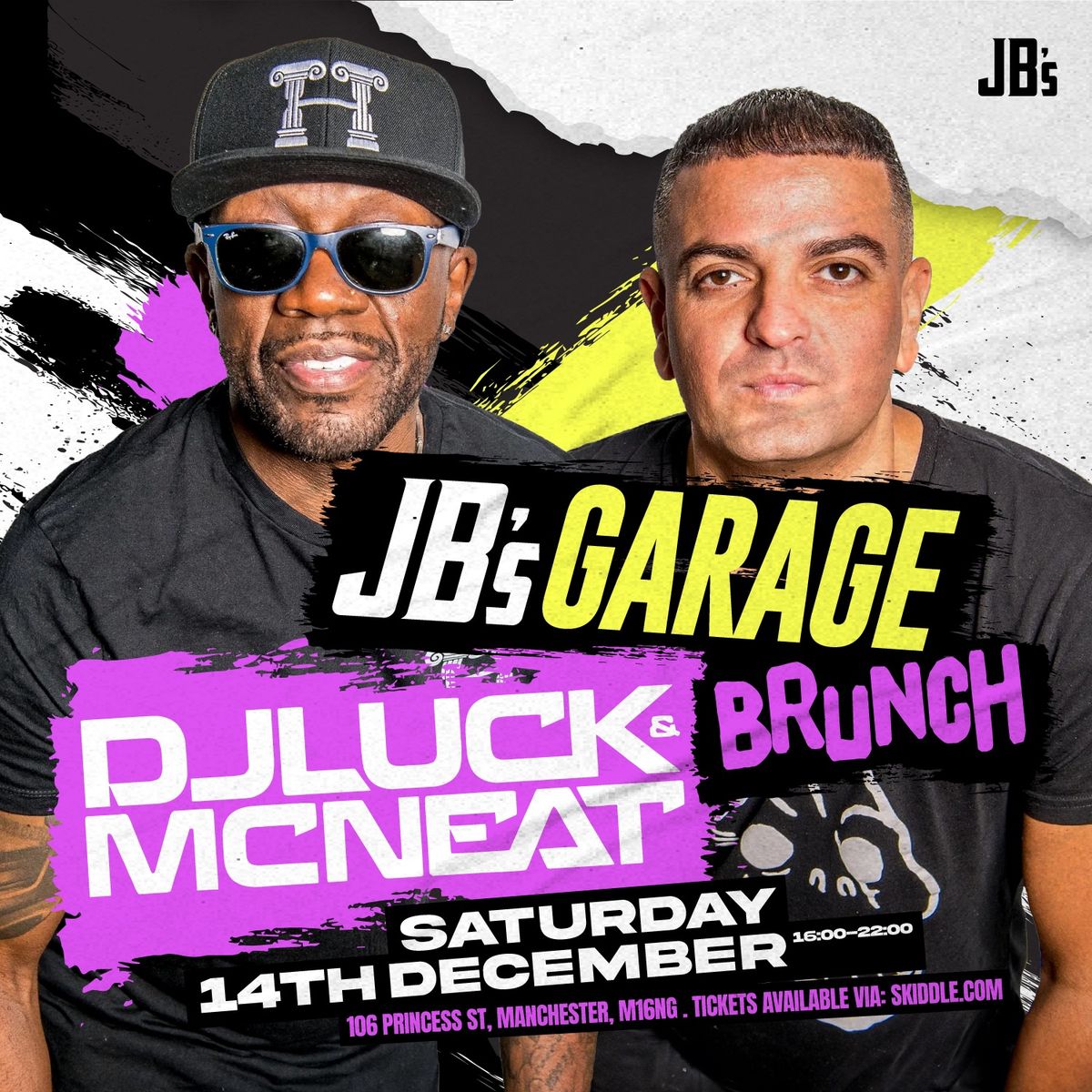 JB\u2019s Garage Brunch: DJ Luck & MC Neat (new date)