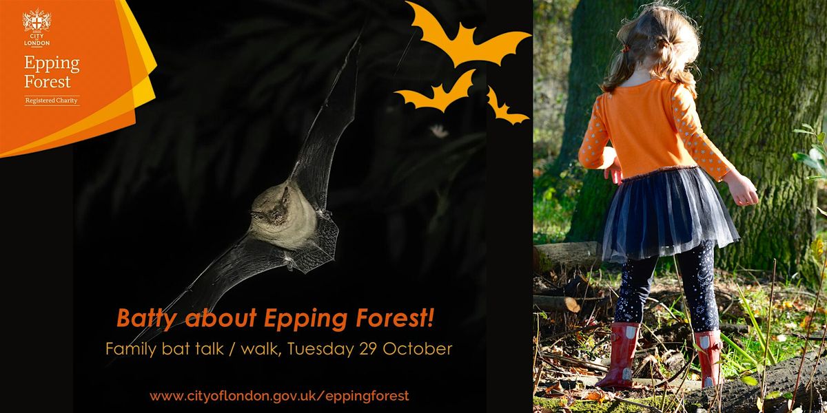 Batty about Epping Forest: Bat walk and talk (Family event)