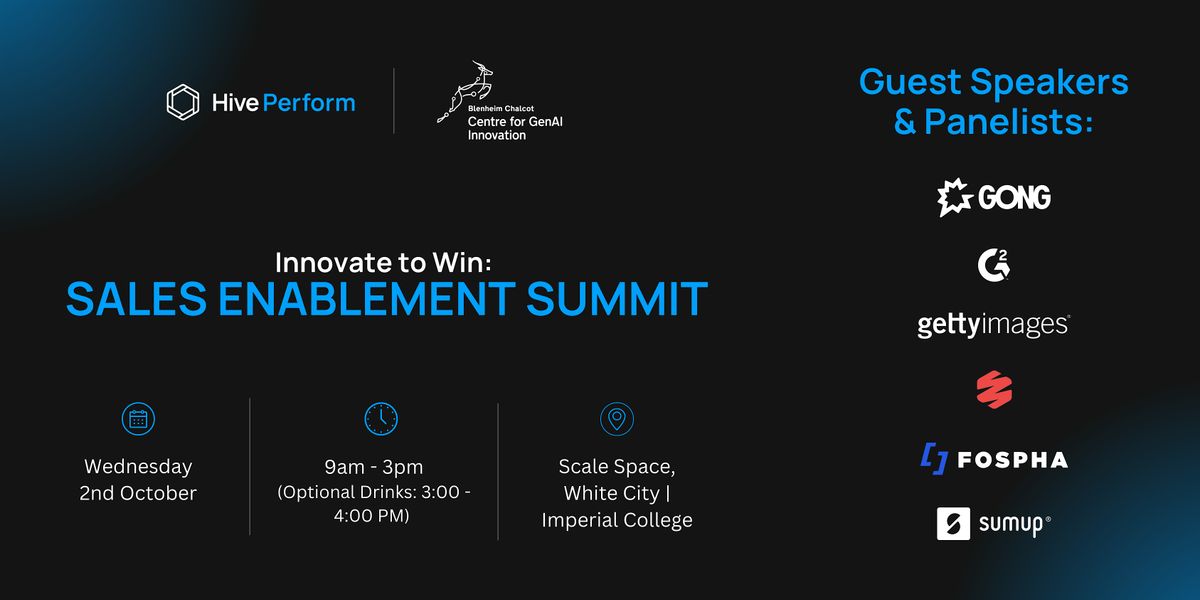 Innovate to Win: Sales Enablement Summit