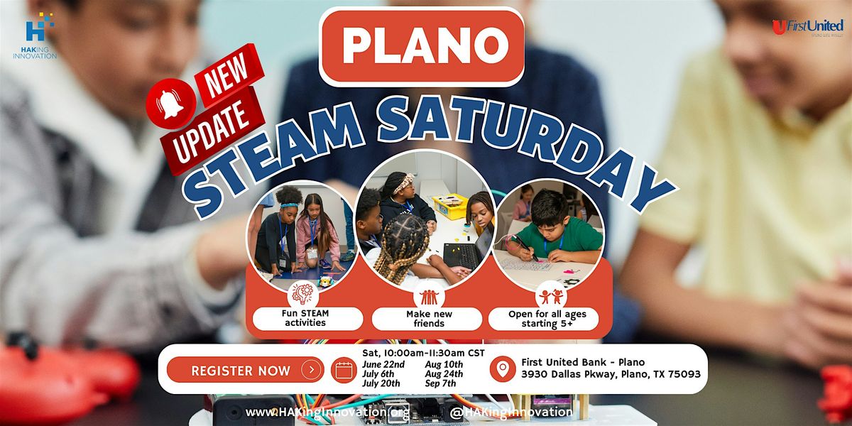 STEAM Saturday: Crafts & Technology for Kids (8\/10) Plano