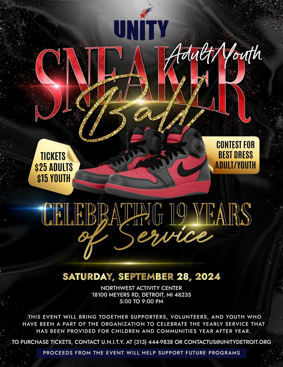 U.N.I.T.Y. Adult\/Youth Sneaker Ball