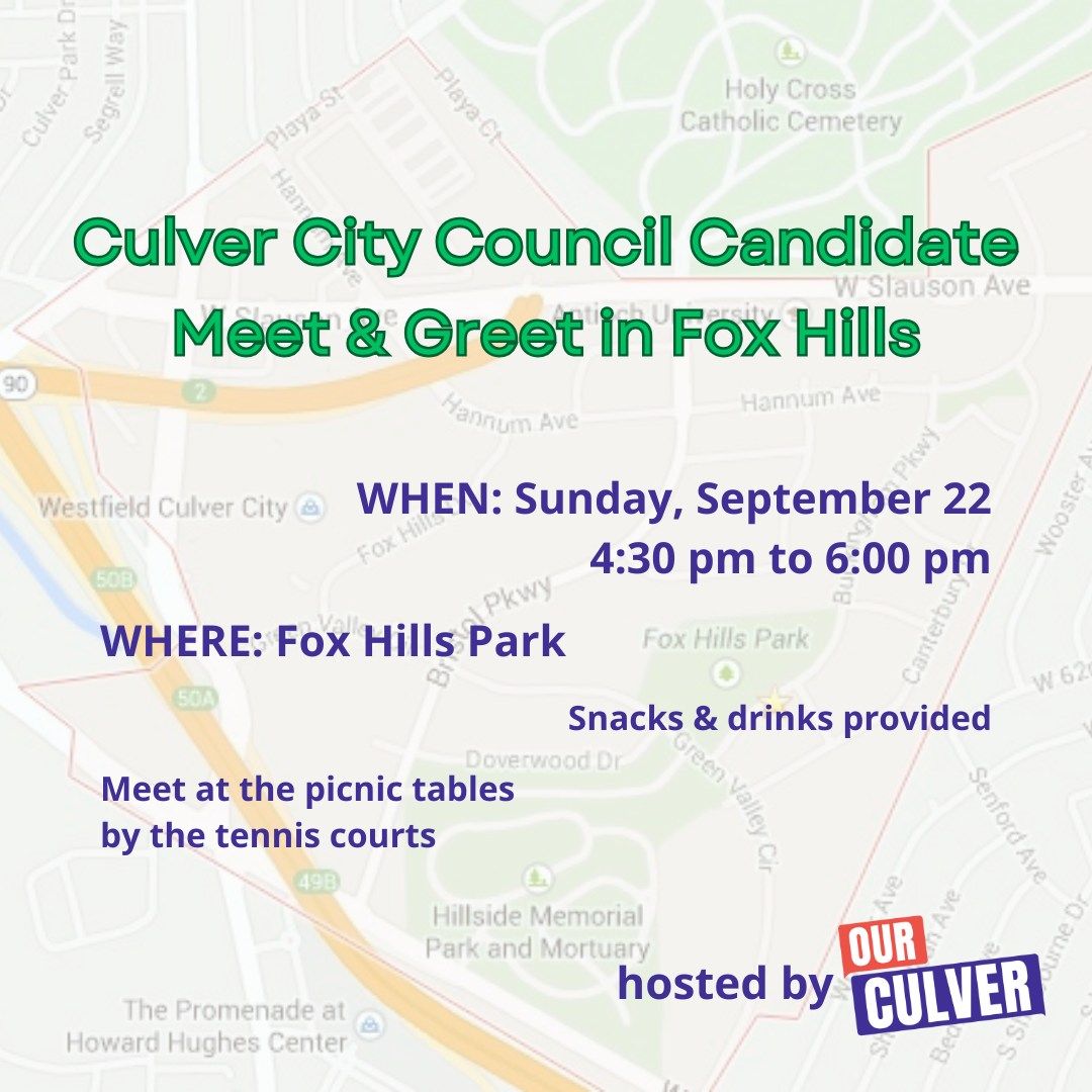 Candidate Meet & Greet in Fox Hills