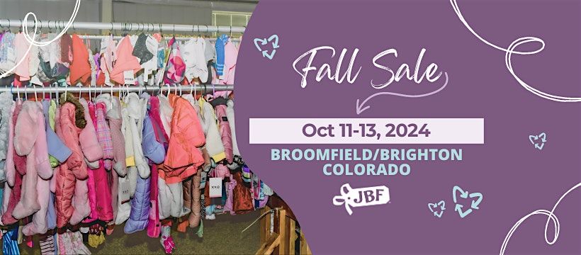 JBF Broomfield\/ Brighton Oct 2024 Pre-Pay Discounted Consignor Fee