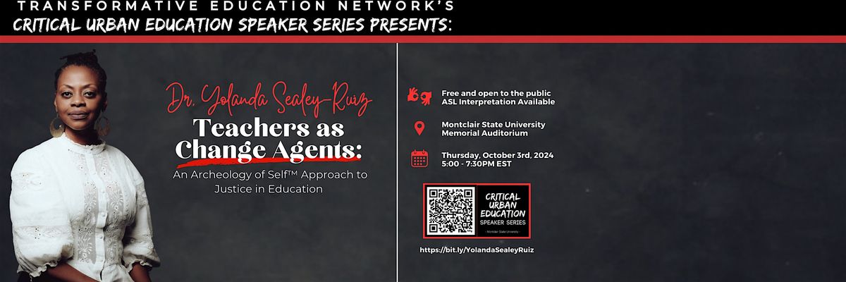 Critical Urban Education Speaker Series: Yolanda Sealey-Ruiz