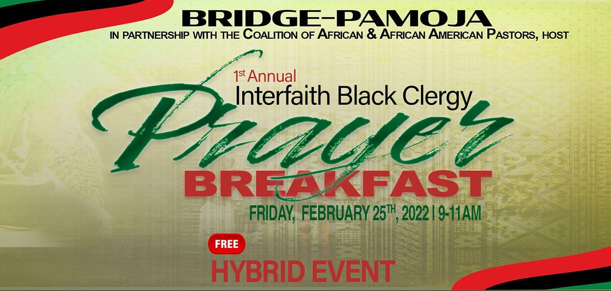 1st Annual Interfaith Black Clergy Prayer Breakfast