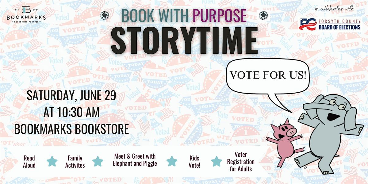 Storytime at Bookmarks: Kids Vote