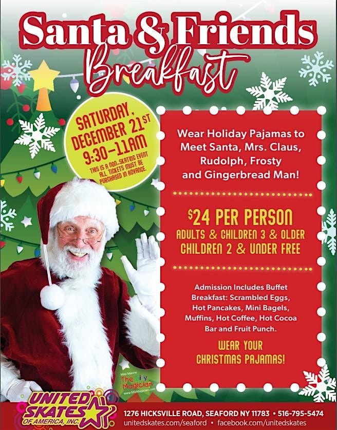 Santa Breakfast  December 21st