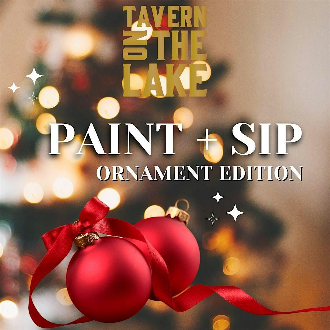 Tavern\u2019s Paint and Sip Ornament Edition