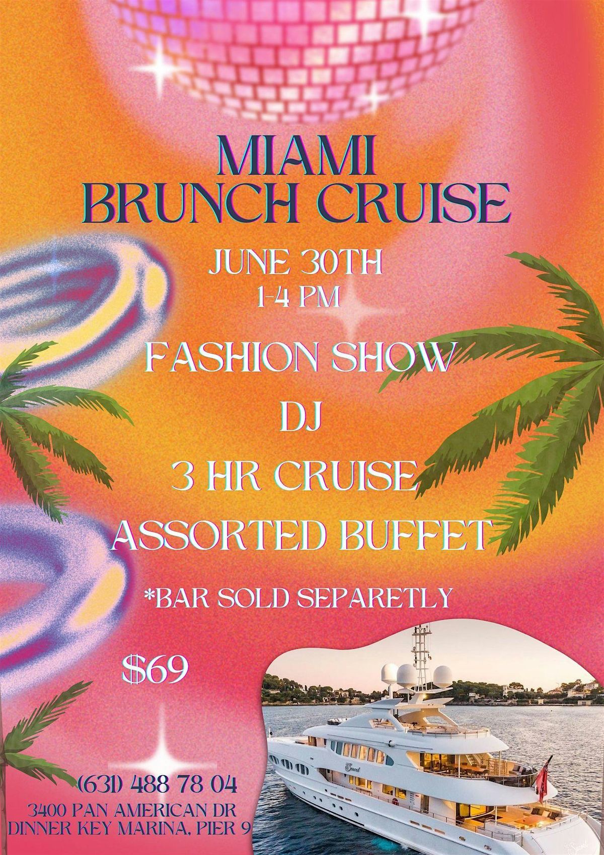 Miami Fashion Brunch Cruise!