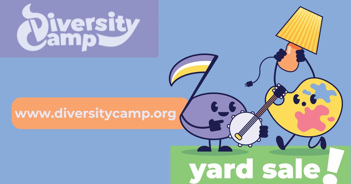 Diversity Camp Yard Sale Fundraiser 