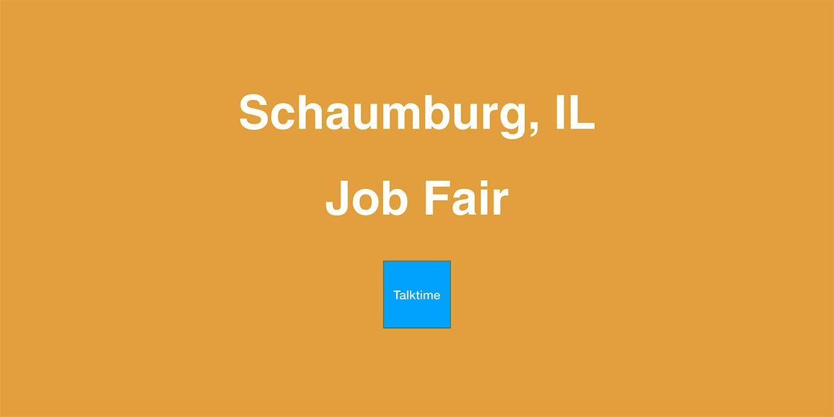 Job Fair - Schaumburg