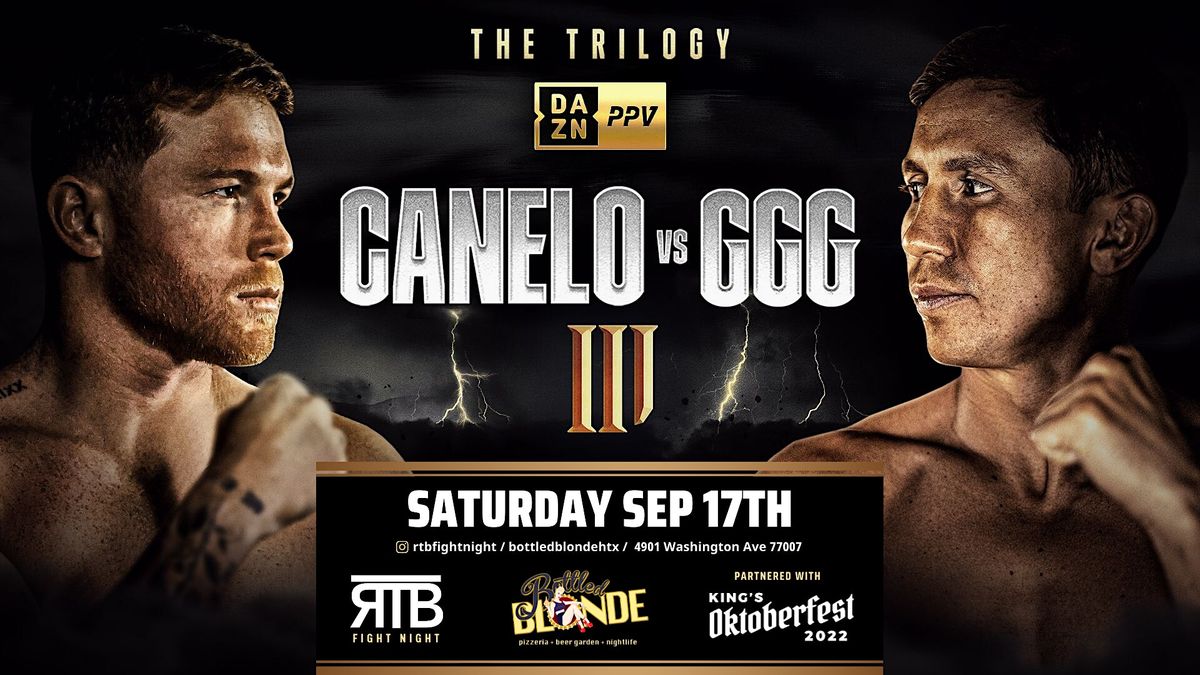 Canelo vs GGG :: Boxing :: RTB Fight Night