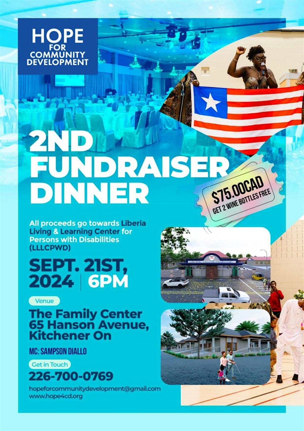 Hope for Community Development 2nd Fundraiser Dinner Event