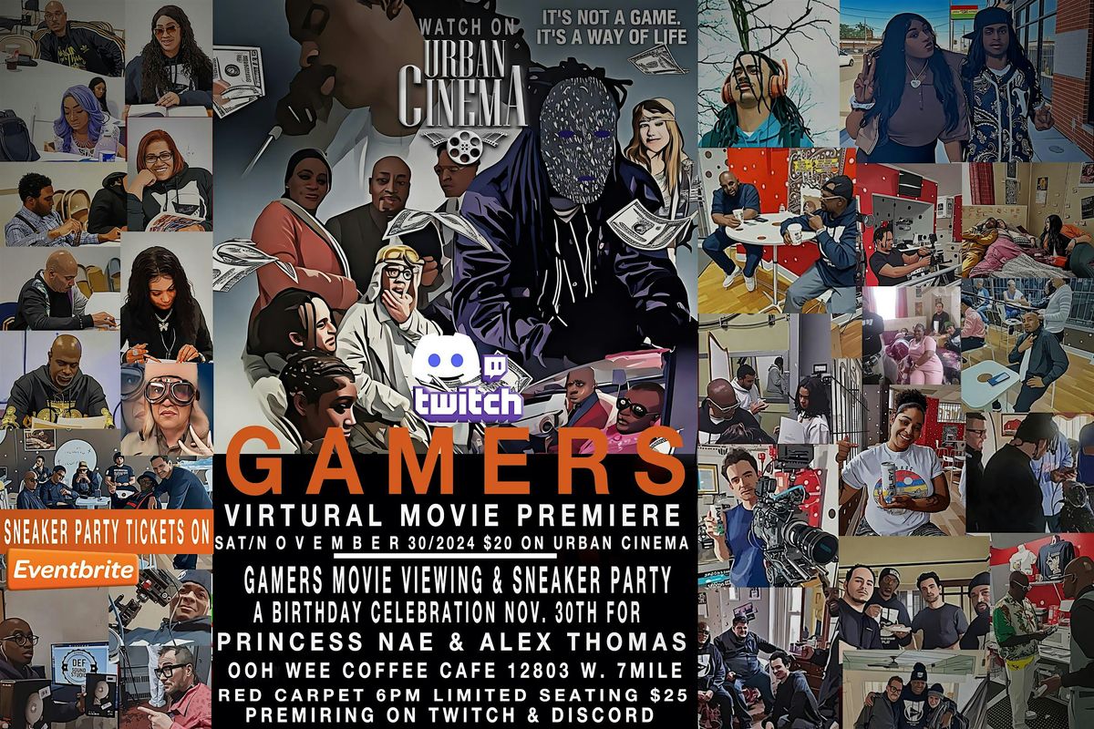 GAMERS MOVIE VIEWING AND SNEAKER PARTY