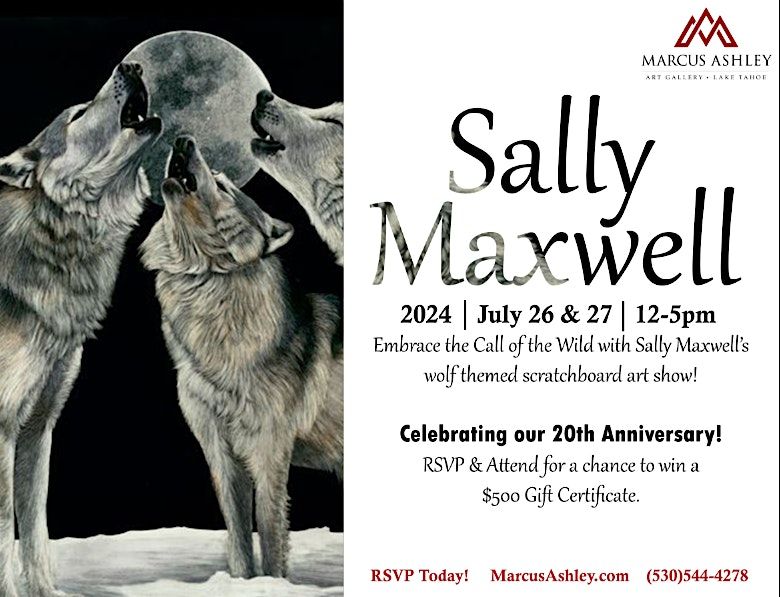 Meet the Artist - Sally Maxwell - July 26th & 27th