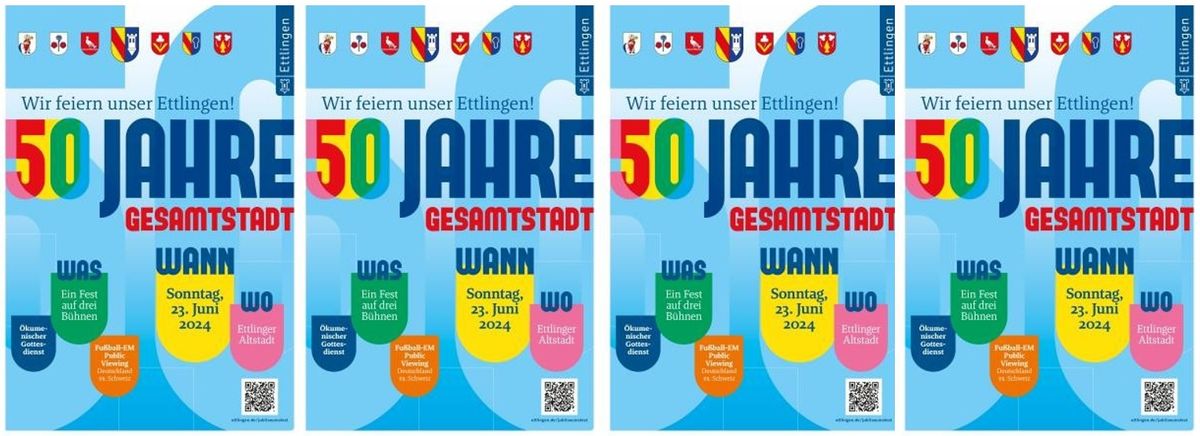 Jazzchor tritt auf dem Jubil\u00e4um "50 Jahre Gesamtstadt Ettlingen" auf