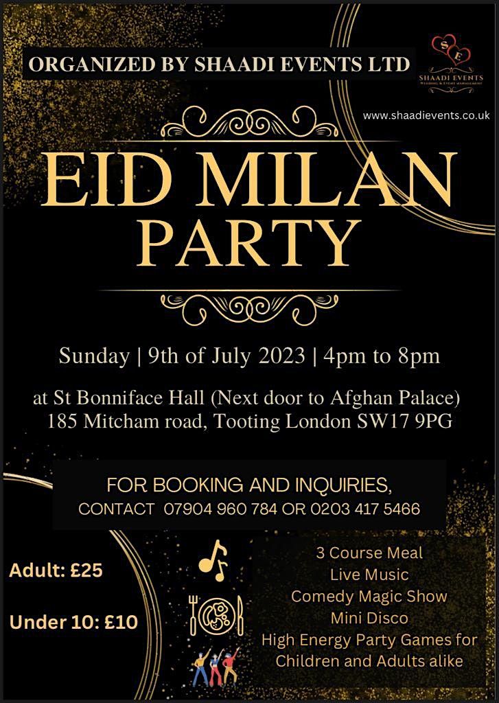 Eid Milan Party with Dinner and Live Singing