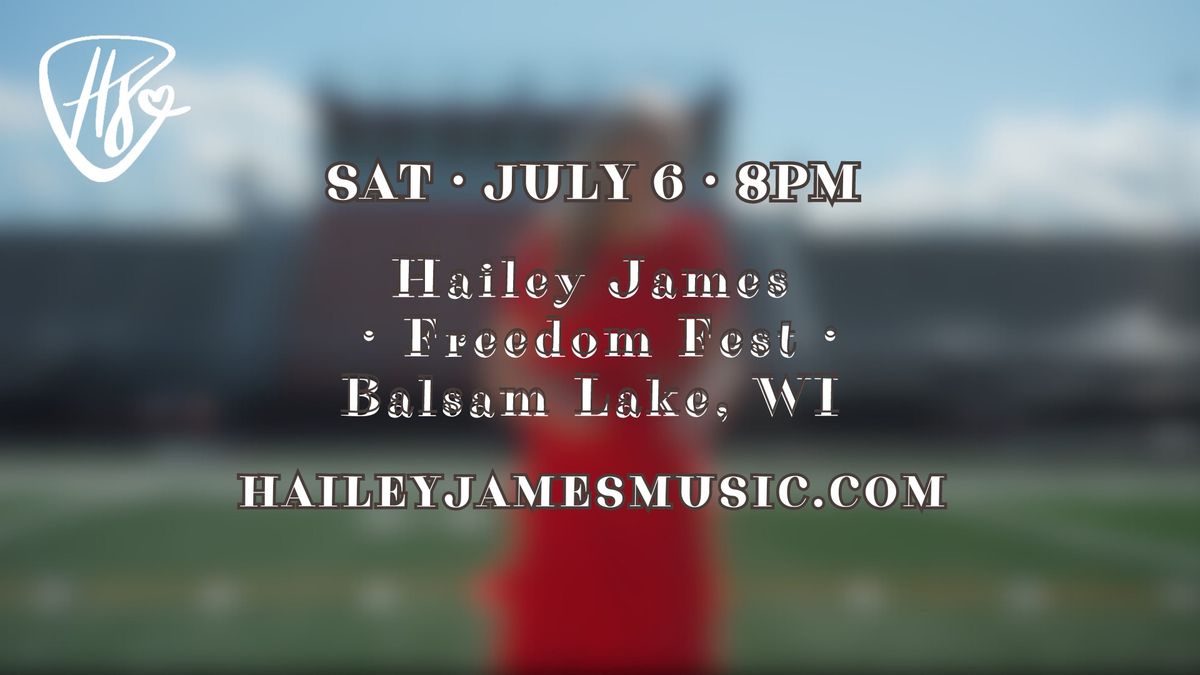 Hailey James at Balsam Lake Freedom Fest