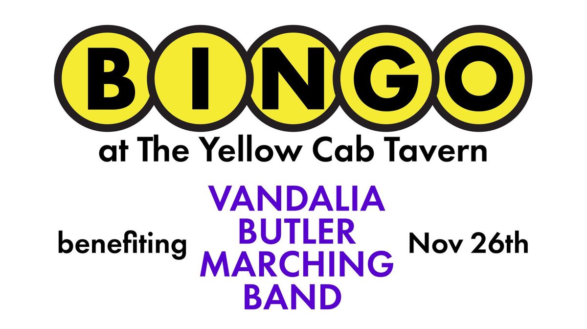 Charity Bar Bingo - Vandalia-Butler Marching Band - Nov 26th