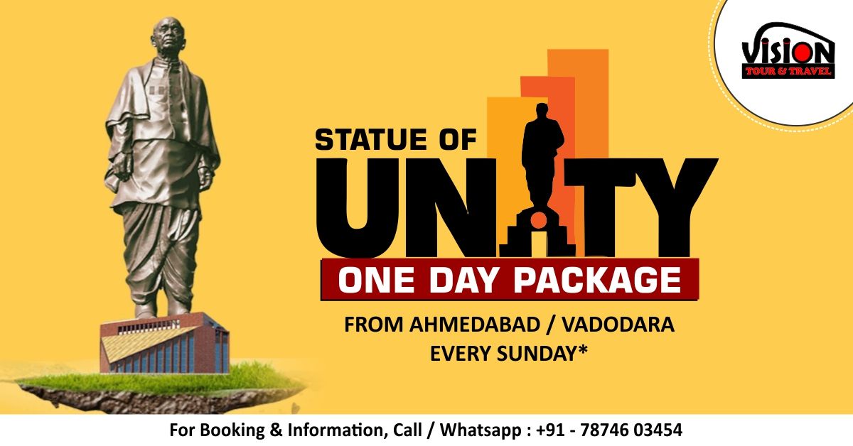 Statue of Unity - One Day Weekend Picnic | ex.Ahmedabad \/ Vadodara