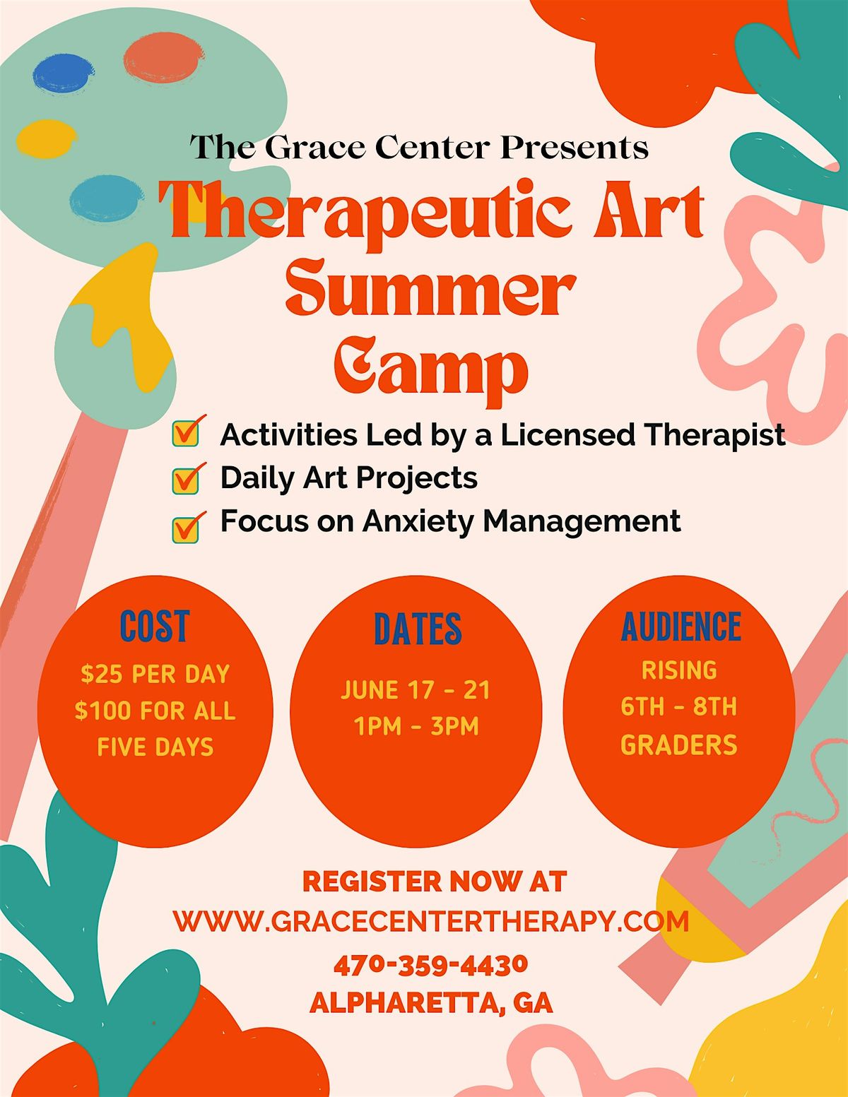 Therapeutic Art Summer Camp