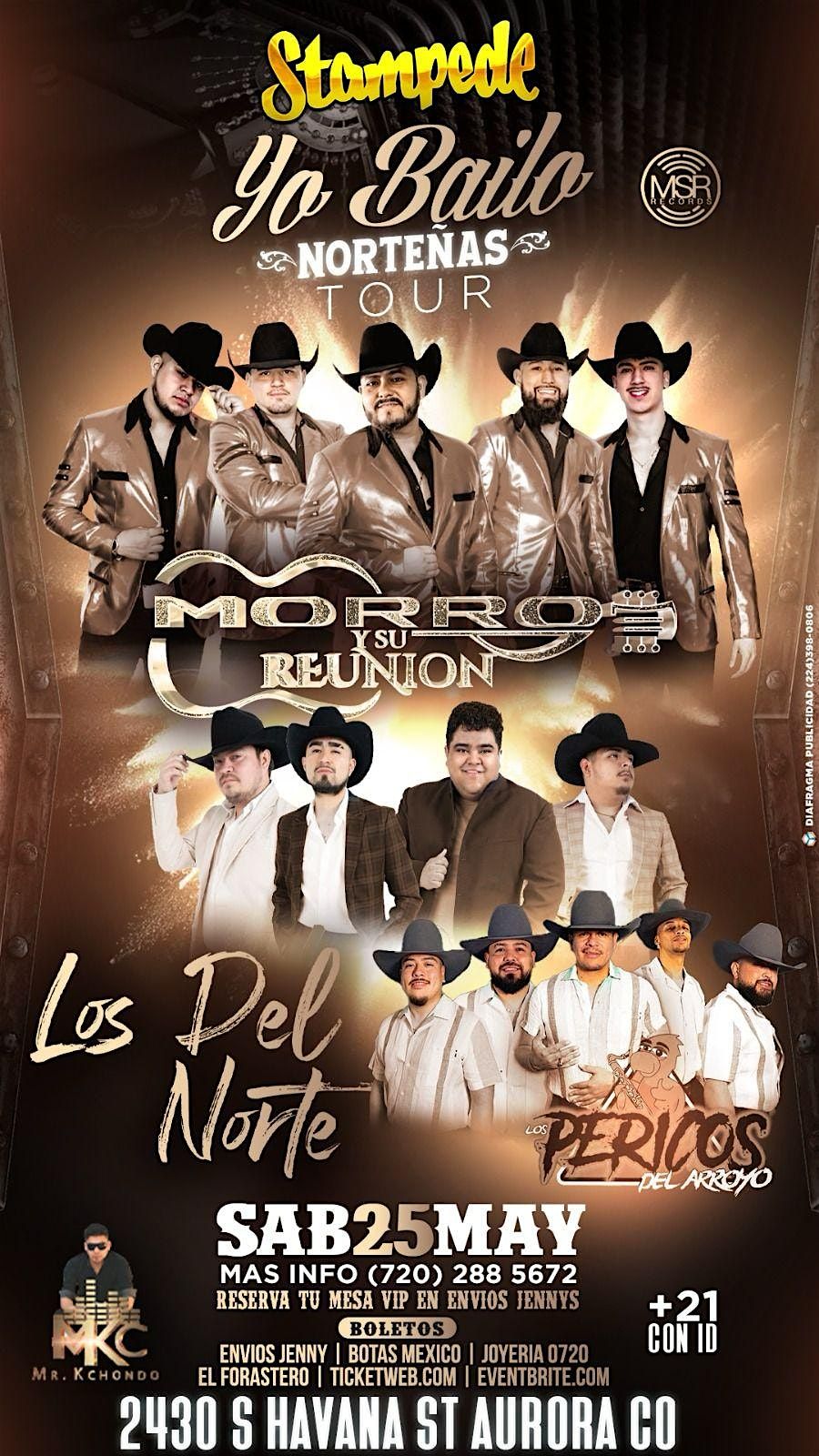 Morro Y Su R\u00e9union - Los Del Norte - Los Pericos Del Arroyo