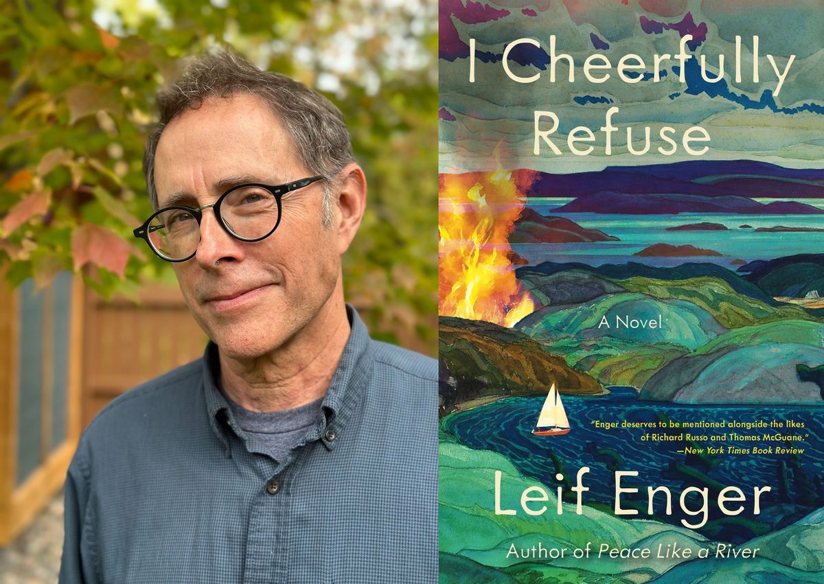 Leif Enger at Warwick's: I CHEERFULLY REFUSE