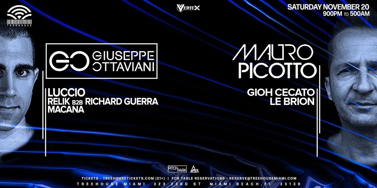 Giuseppe Ottaviani + Mauro Piccotto @ Treehouse Miami