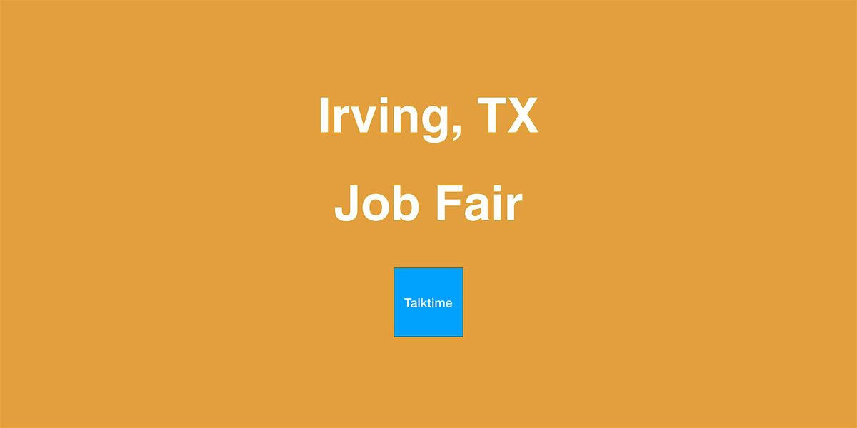 Job Fair - Irving