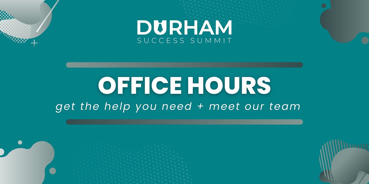 Open Office Hours & New Member Orientation