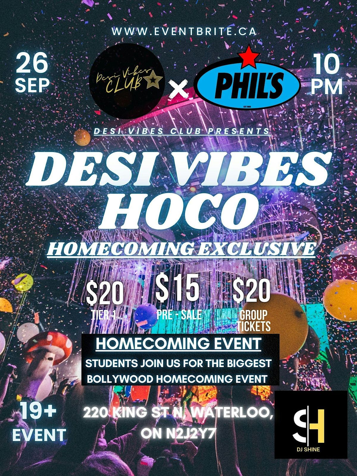 DESI VIBES HOCO - (WATERLOO)