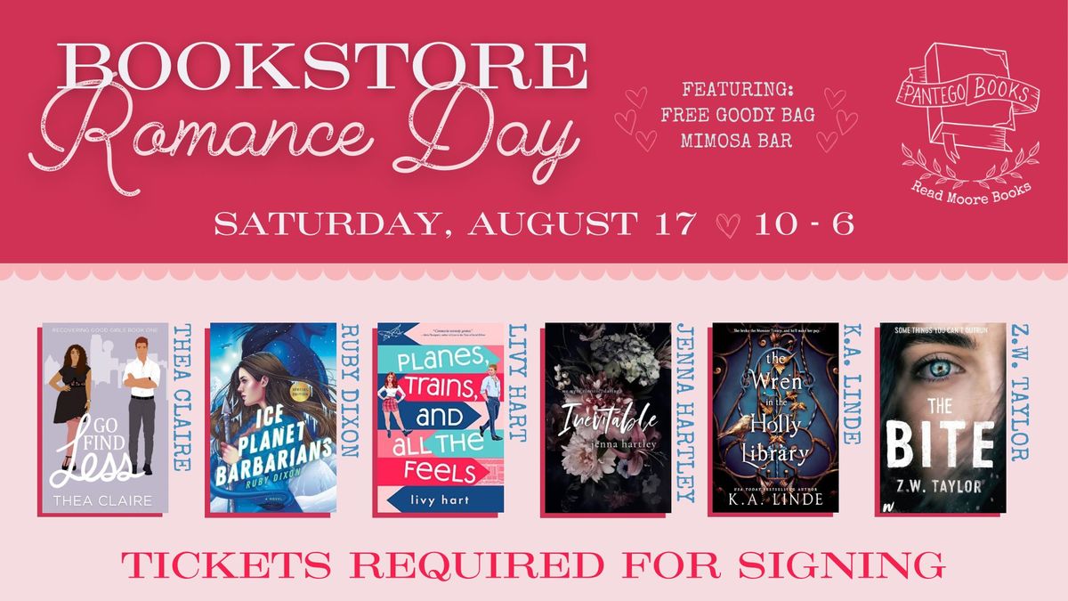 Bookstore Romance Day at Pantego Books!