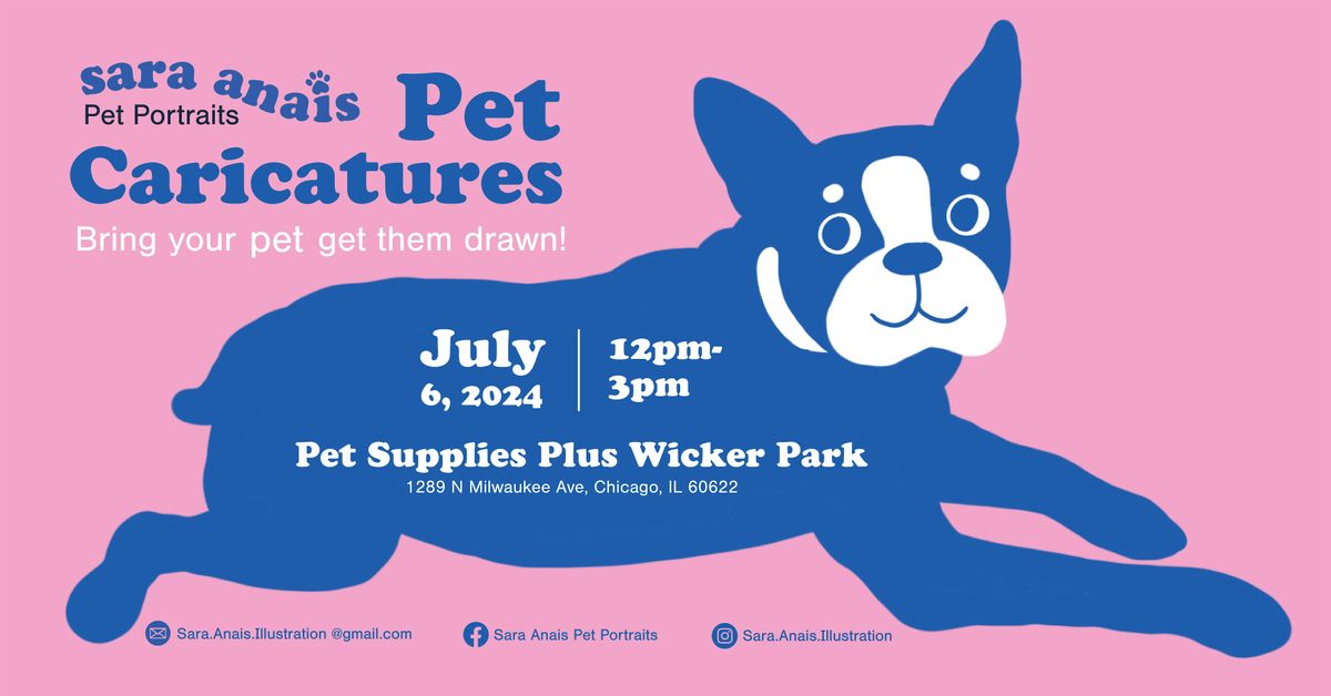 Pet Drawings at Pet Supplies Plus Wicker Park