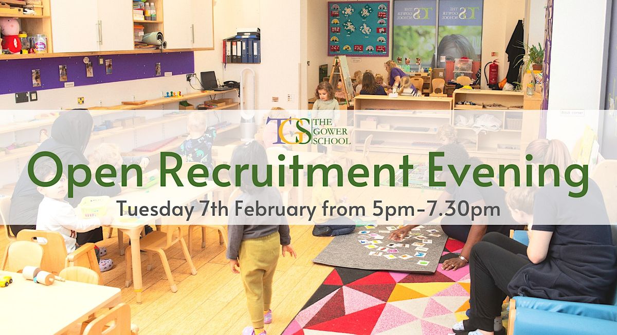 Recruitment Evening The Gower School Nursery, The Gower School