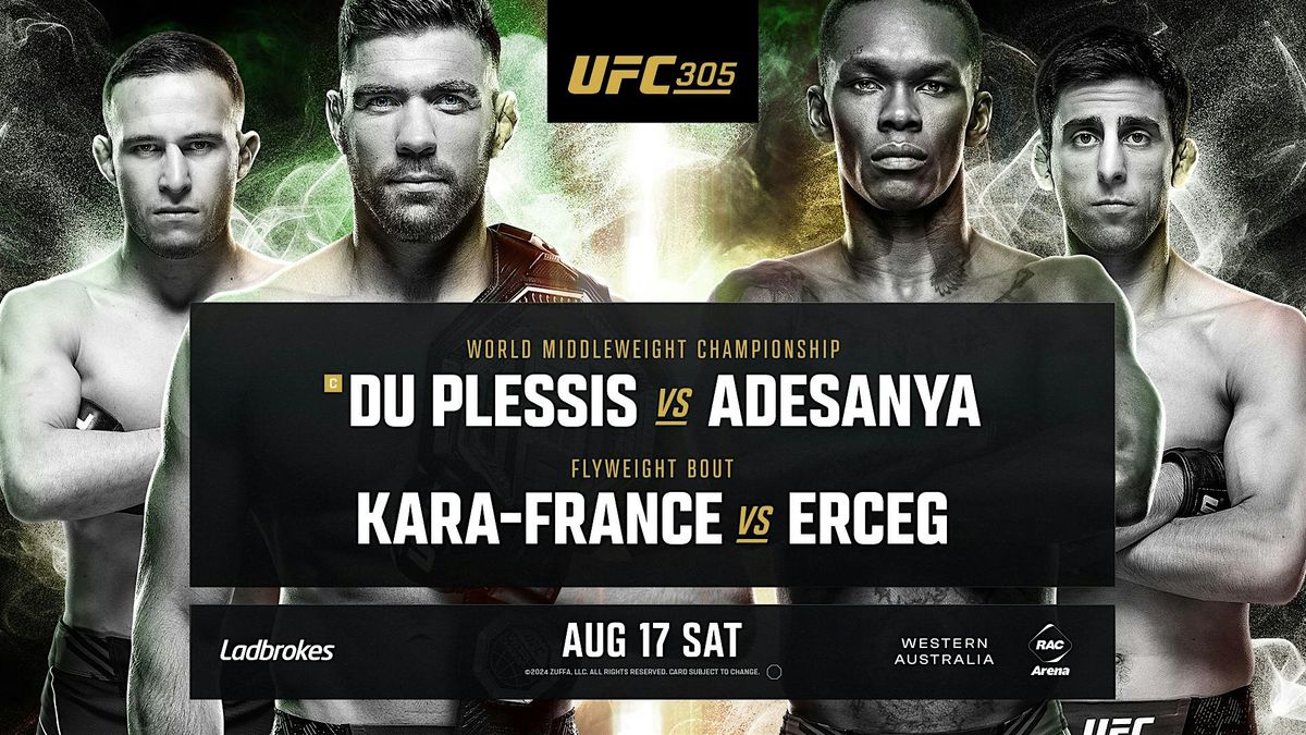 UFC 305: Du Plessis vs. Adesanya