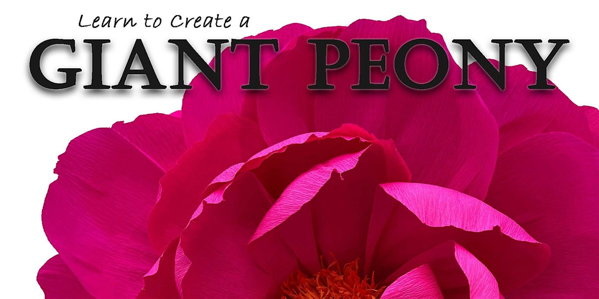 Learn to Create a Giant Paper Peony